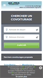 Mobile Screenshot of covoiturage.agropolis.fr